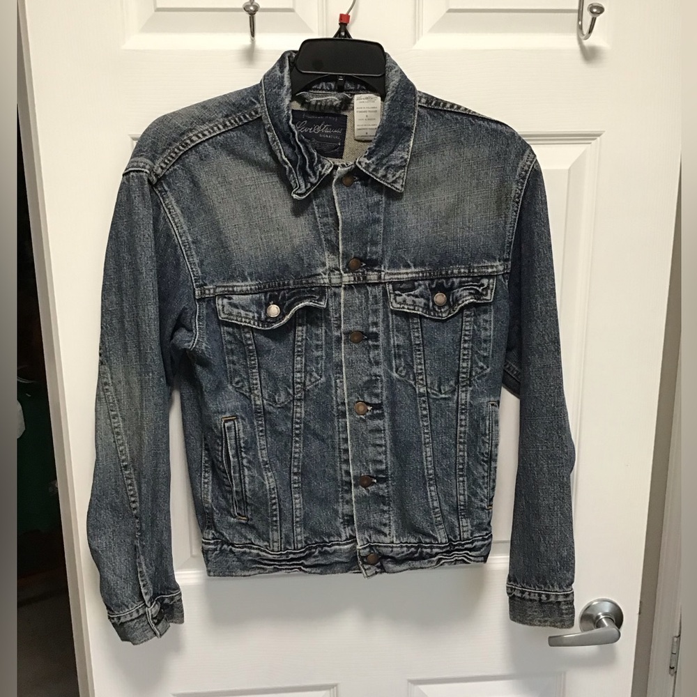 Ladies Levi’s Strauss Signature Series Truckers Denim Jacket Sz S